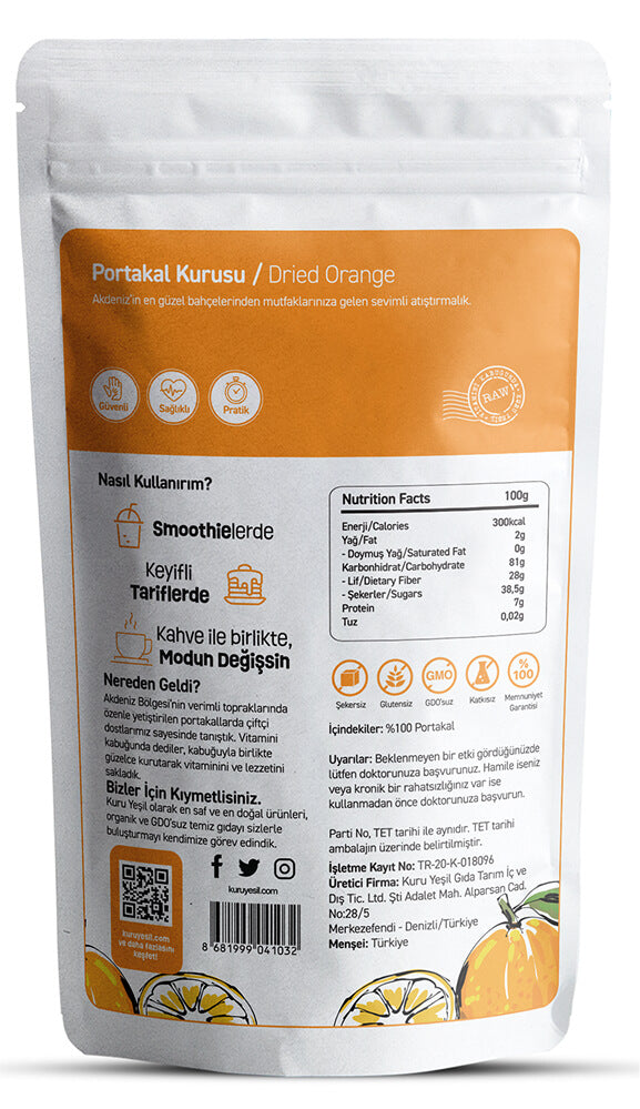 Portakal Kurusu 50 gr