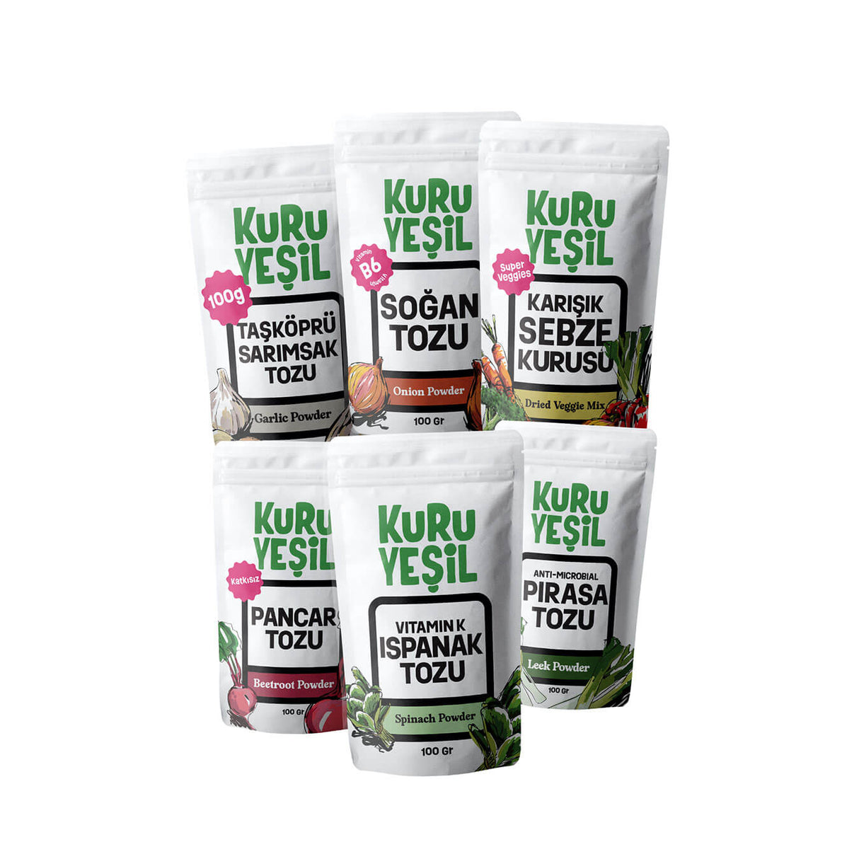 Mega Kuru Sebze Tozu Paketi 600 gr