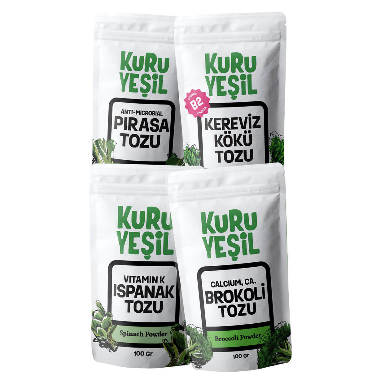 Yeşil Sebzelerin Gücü 400 gr