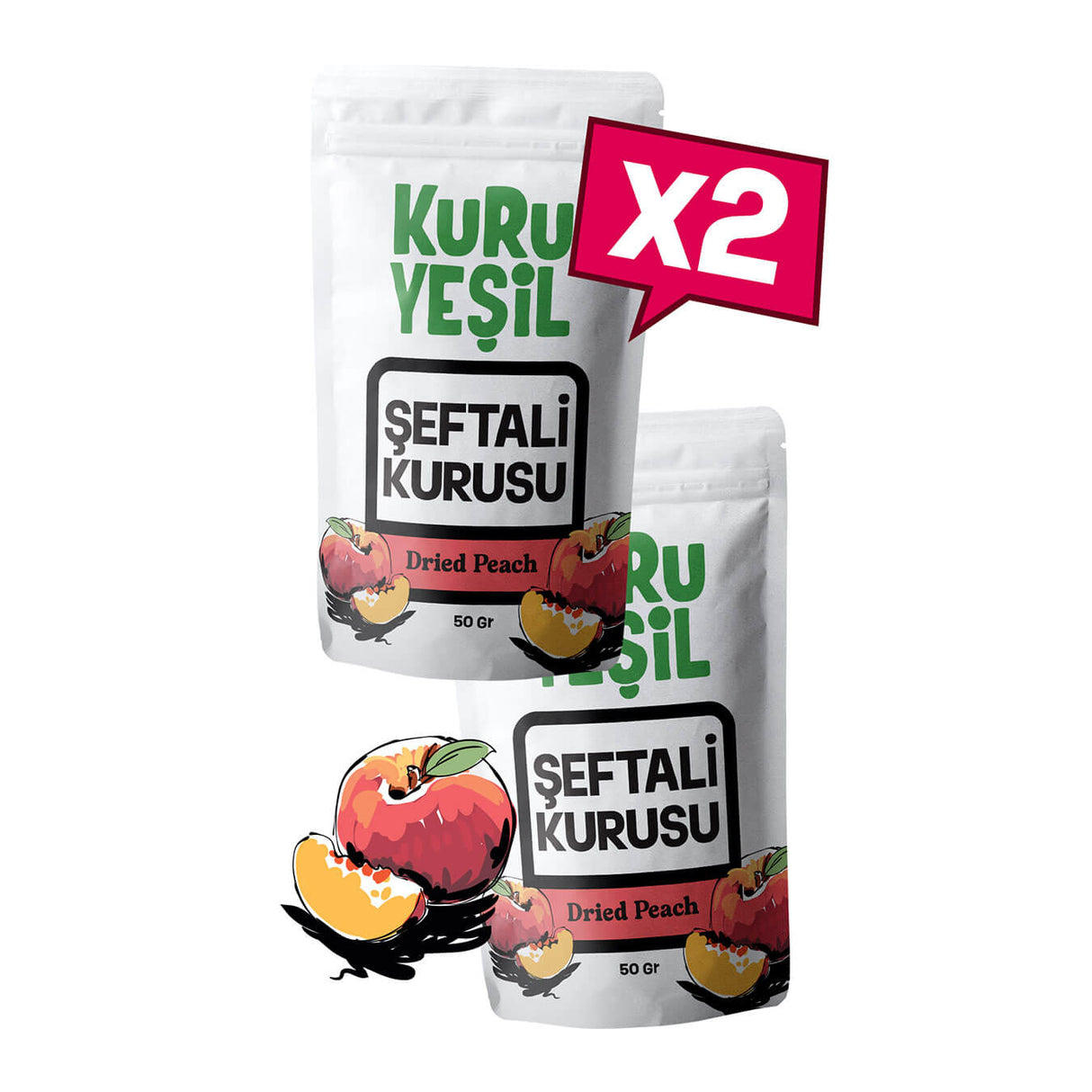 Şeftali Kurusu 2x50 gr