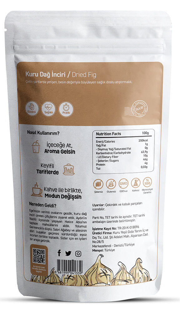 Aydın Kuru Dağ İnciri 1 kg