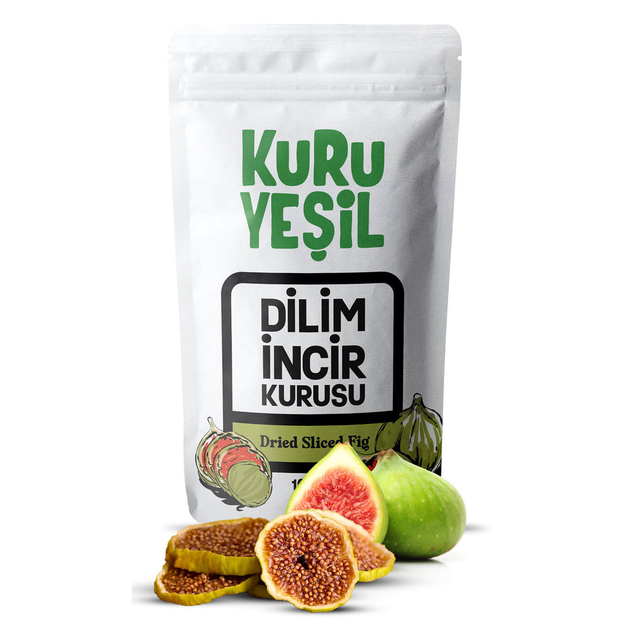 Dilim İncir Kurusu 100 gr | İncir Cipsi, Şeker İlavesiz