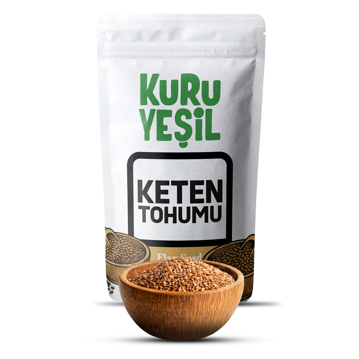Keten Tohumu – Doğal Omega-3 ve Lif Kaynağı Süper Gıda 250 gr | Kuru Yeşil