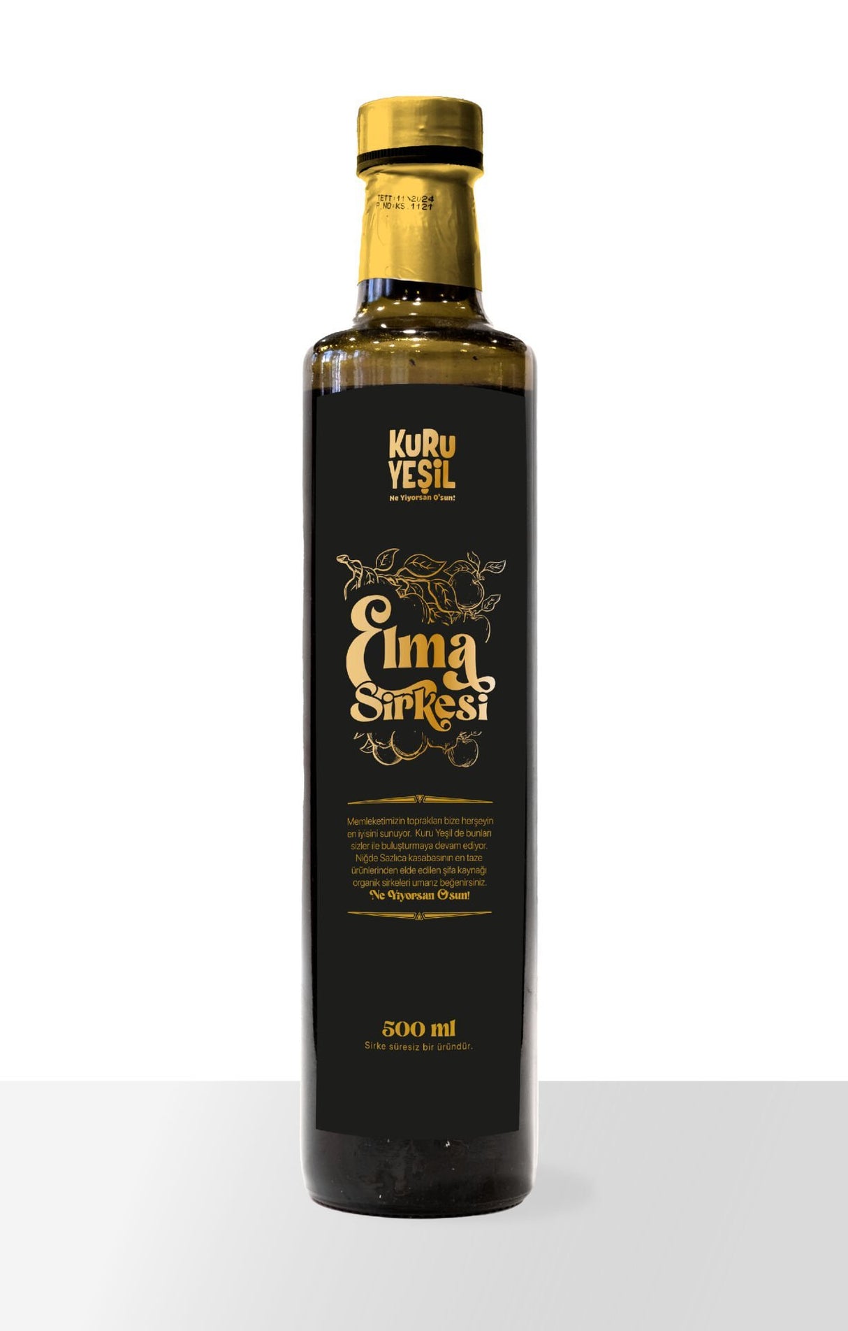 Organik Katkısız Elma Sirkesi 500 ml