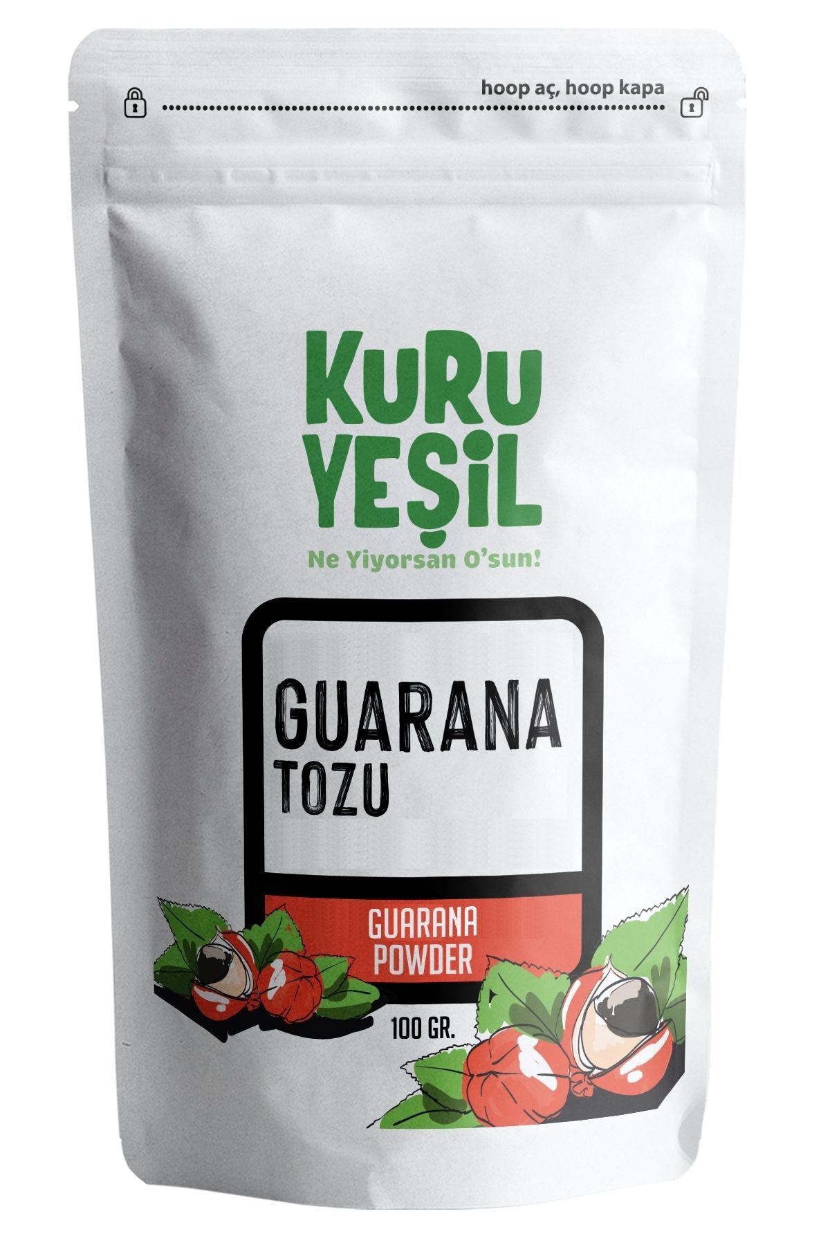 Organik Guarana Tozu 100 gr