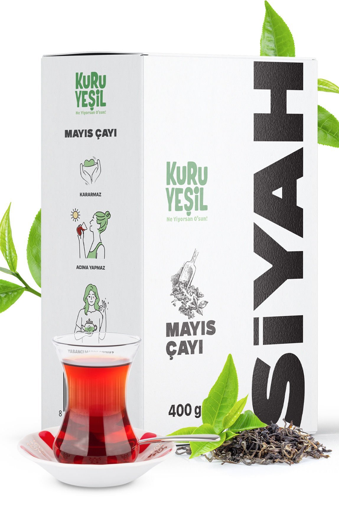 Siyah Dökme Çay Mayıs Hasadı 400g
