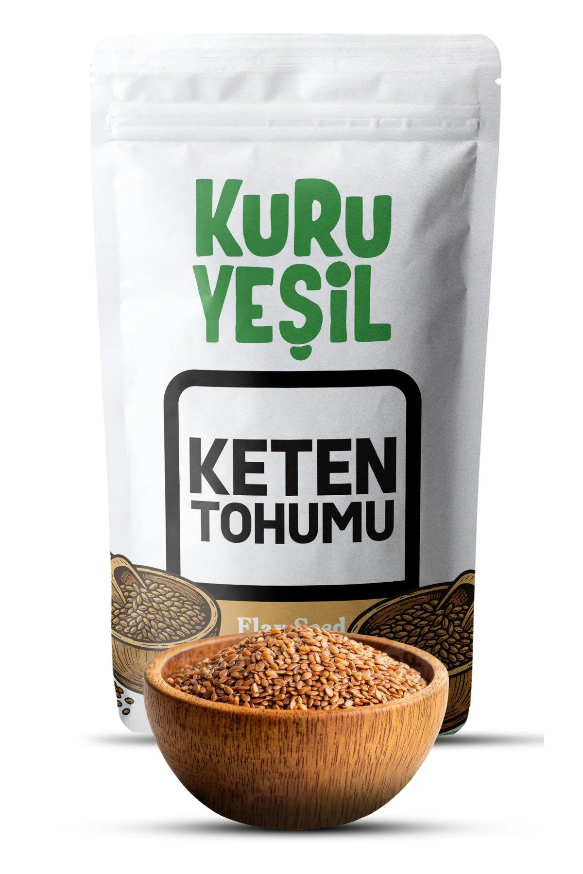 Keten Tohumu – Doğal Omega-3 ve Lif Kaynağı Süper Gıda 500 gr | Kuru Yeşil