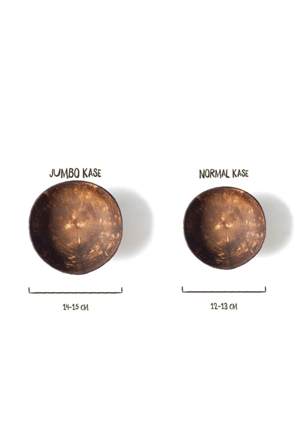 Coconut Bowl Natural Jumbo 2 Pieces