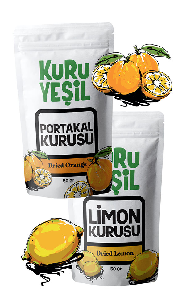 Portakal Kurusu - Limon Kurusu 2x50 gr