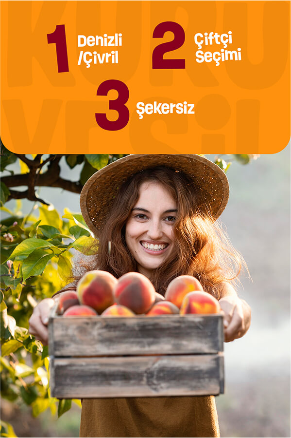 Yerli Şeftali Kurusu 3x50 gr