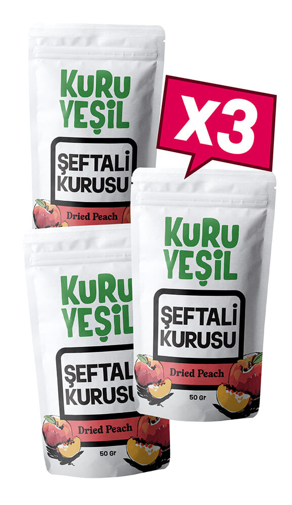 Yerli Şeftali Kurusu 3x50 gr