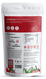 Doğal Çilek Kurusu 2x50 Gr | Şekersiz ve Katkısız Meyve Kurusu