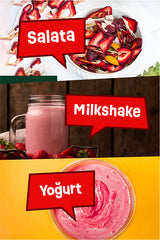 Lokale, natürlich getrocknete Erdbeeren, 50 g x 3er-Pack | Neue Saison | Duftende Erdbeere 