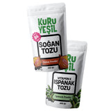 Yerli Soğan Tozu - Yerli Ispanak Tozu 2x100 gr