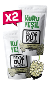 Beyaz Dut Kurusu 2x150 gr| Kuru Meyve, Şeker İlavesiz
