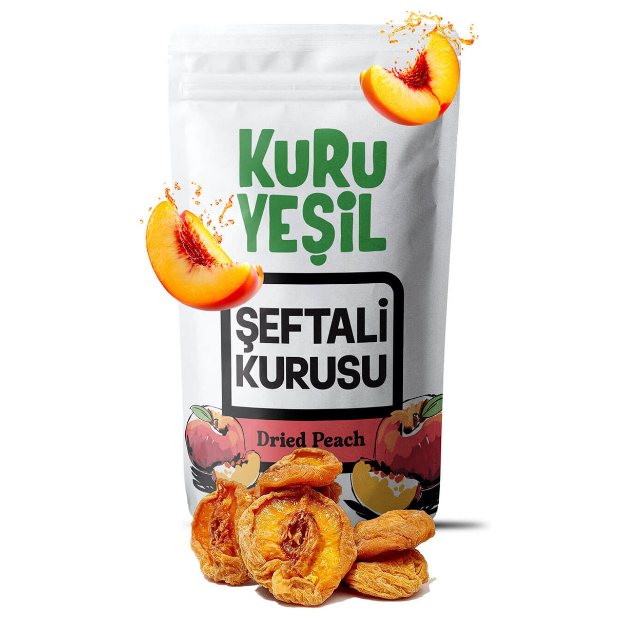 Natural Dried Peach 50 Gr