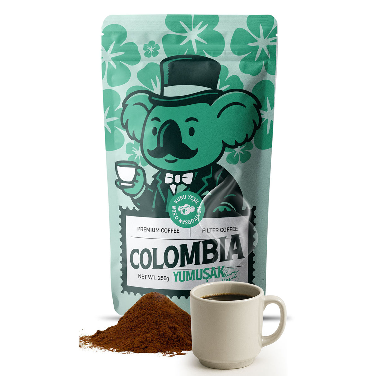 Filtre Kahve – Öğütülmüş Taze Arabica 250 gr | Yumuşak İçim | Kuru Yeşil