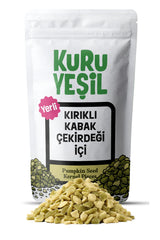 Kırıklı Kabak Çekirdeği İçi – Yerli Üretim Doğal Kabak Çekirdeği 1 Kg | Kuru Yeşil