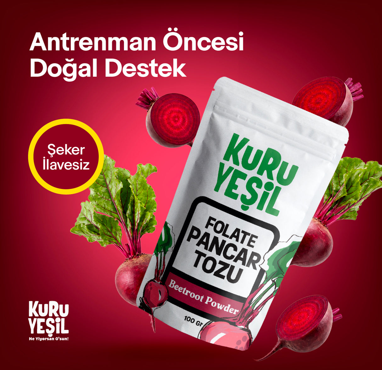 Yerli Pancar Tozu 100 Gr |  Yerli Üretim