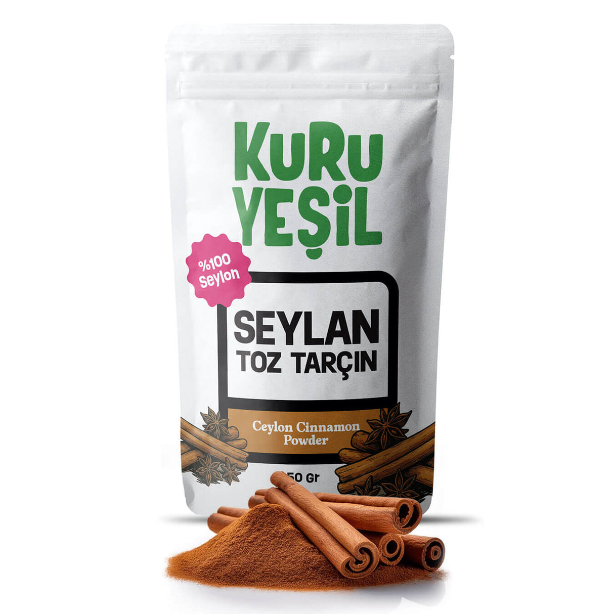 Organic Ceylon Cinnamon Powder 50 gr