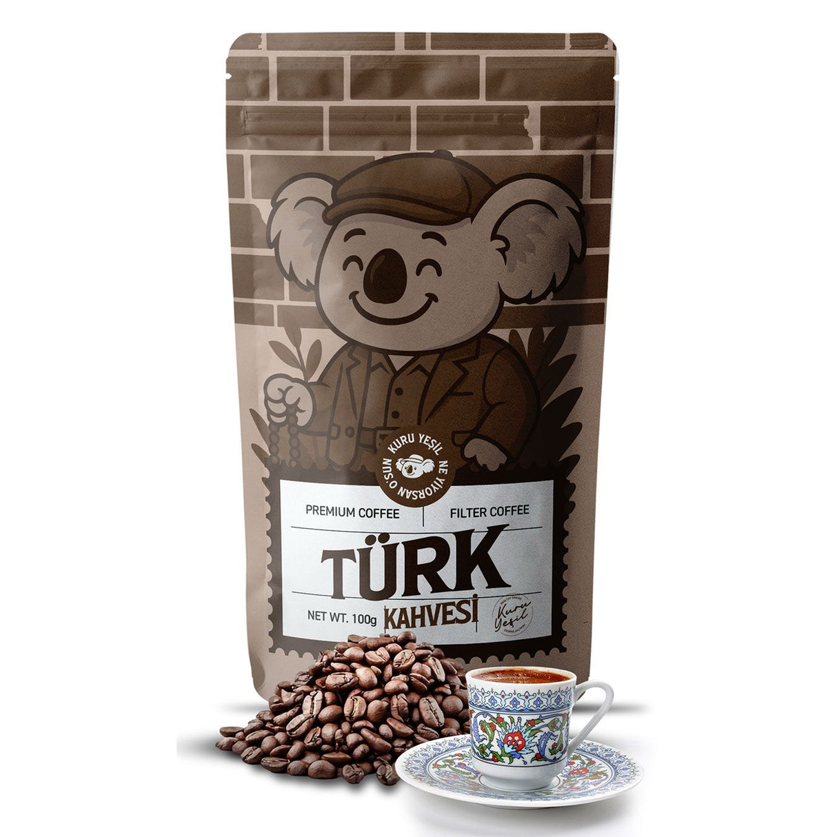 Türk Kahvesi – Taze Çekilmiş Yumuşak İçim 100 gr | Geleneksel Lezzet | Kuru Yeşil