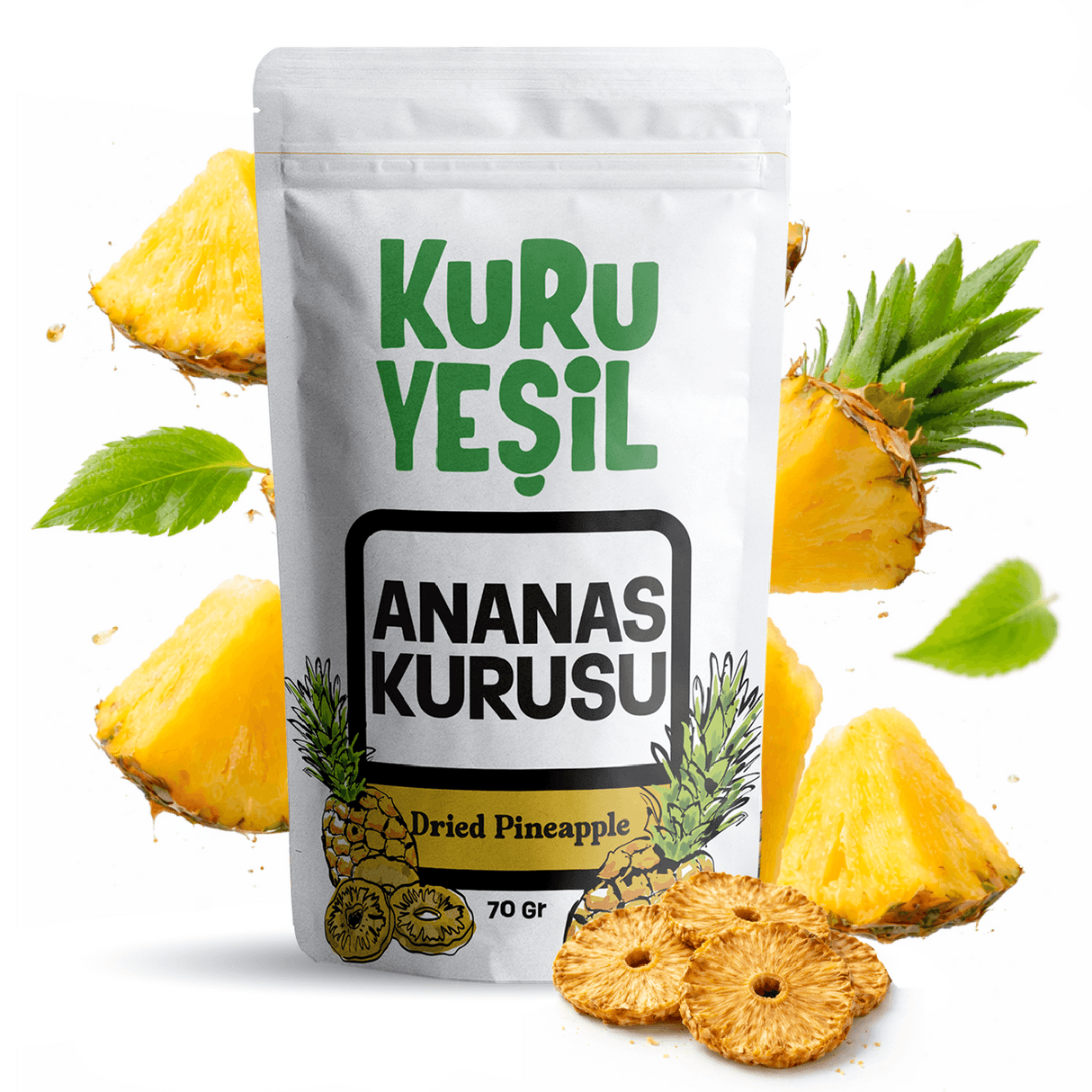 Dried Pineapple 70 gr 