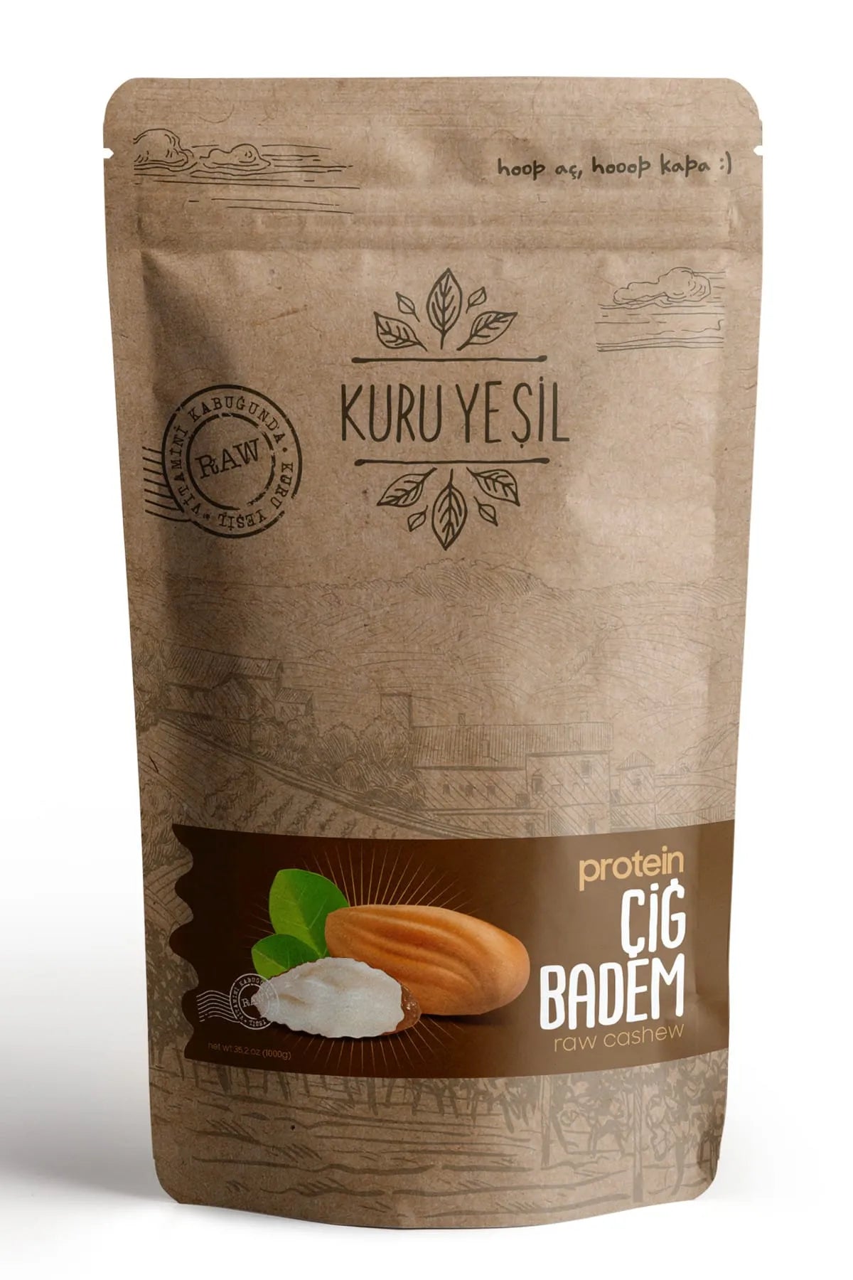Yerli Çiğ Badem İçi 1000 gr