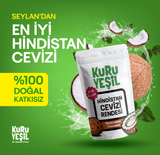 Hindistan Cevizi Rendesi 100 gr – Orta Kıyım | Seylan Menşeli | Katkısız Doğal | Kuru Yeşil | %35-45 Yağlı