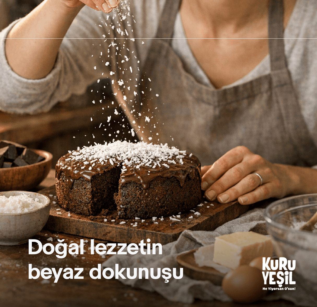 Hindistan Cevizi Rendesi 100 gr – Orta Kıyım | Seylan Menşeli | Katkısız Doğal | Kuru Yeşil | %35-45 Yağlı