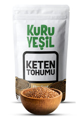 Keten Tohumu – Doğal Omega-3 ve Lif Kaynağı Süper Gıda 500 gr | Kuru Yeşil