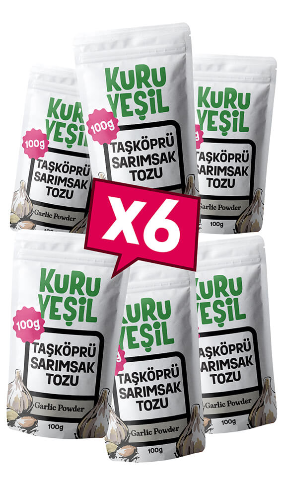 Yerli Taş Köprü Sarımsak Tozu 6x100 gr