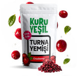 Turna Yemişi (Dried Cranberry) 300 gr – Katkısız ve Elma Sulu | Doğal Kuru Meyve | Kuru Yeşil