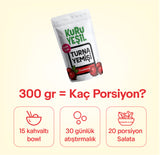 Turna Yemişi (Dried Cranberry) 300 gr – Katkısız ve Elma Sulu | Doğal Kuru Meyve | Kuru Yeşil
